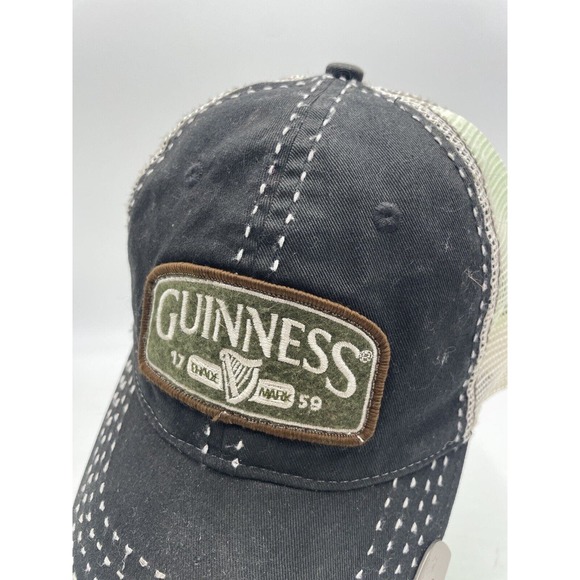 Guinness Men’s Embroidered Trucker Cap with Bottle Opener One size adjustable - Picture 5 of 8